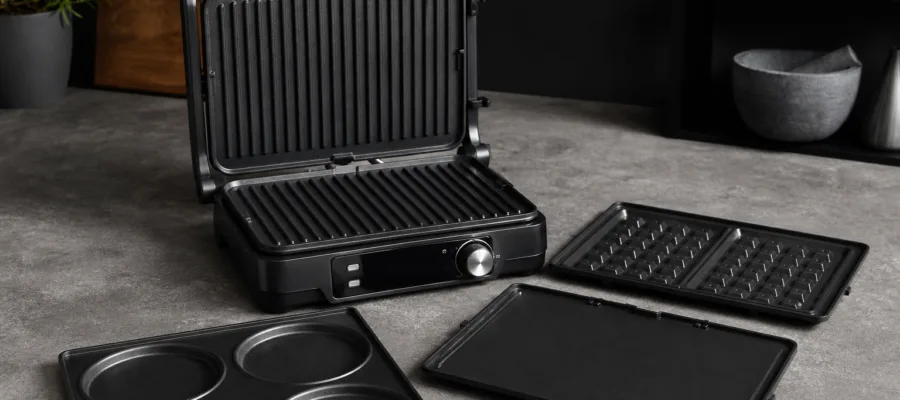 Flexible Platten und Zubehoer: So erweitern Sie Ihren Kontaktgrill kreativ