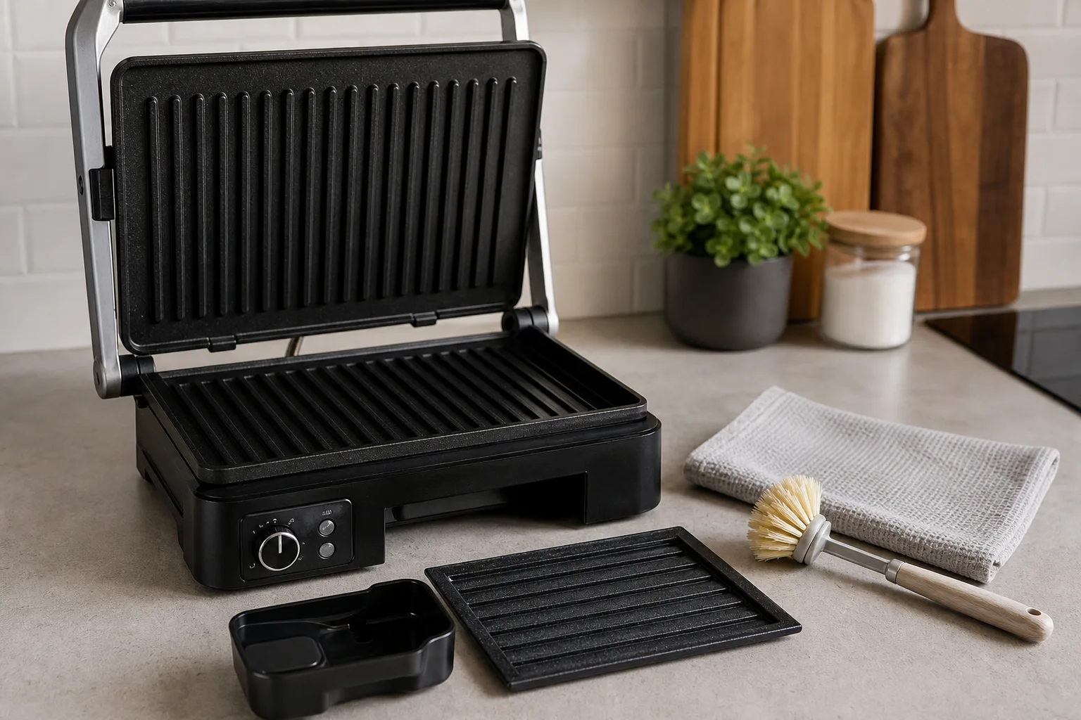 Kontaktgrill richtig reinigen: Praktische Tipps fuer eine lange Lebensdauer