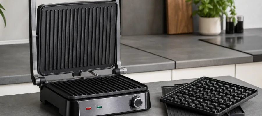 Kontaktgrill mit abnehmbaren Platten kaufen: Vorteile und empfehlenswerte Modelle